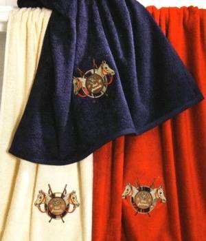 Liegetuch Pferdewappen