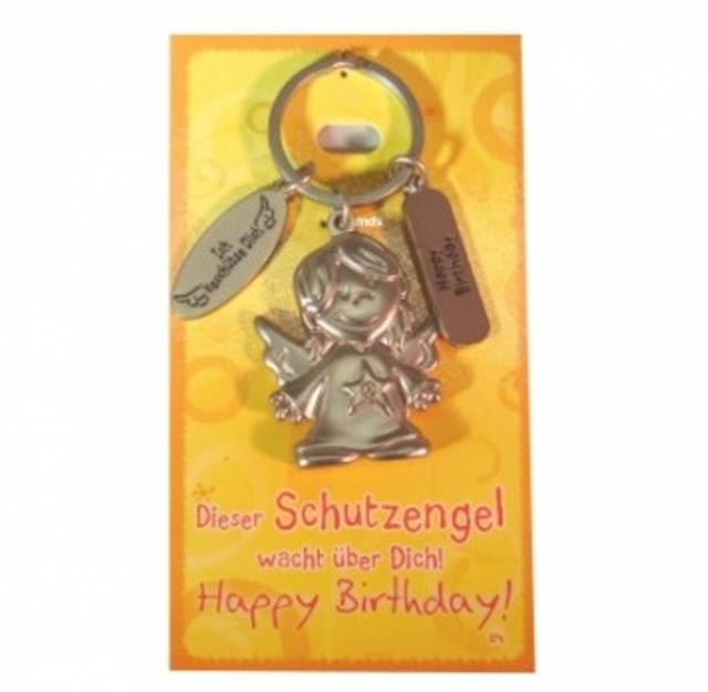 Schutzengel Schlüsselanhänger Happy Birthday
