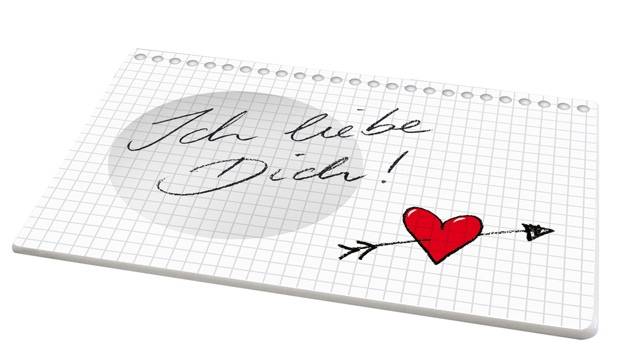 Unterteller Liebe Dich