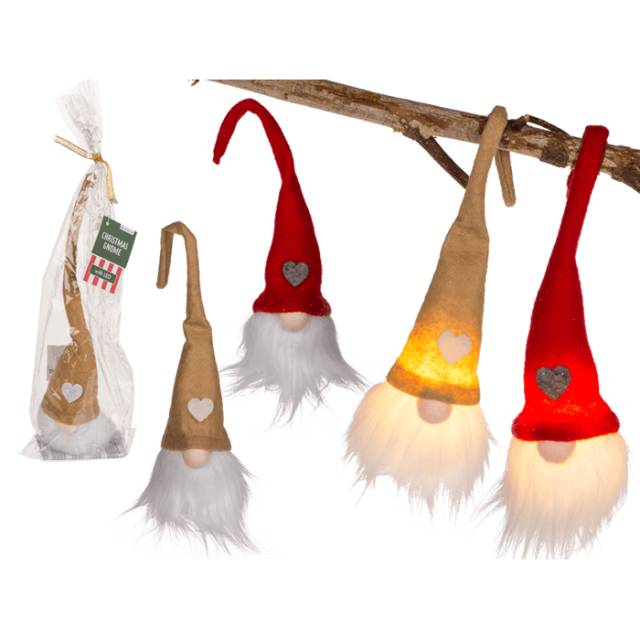 Weihnachtswichtel mit LED Beleuchtung