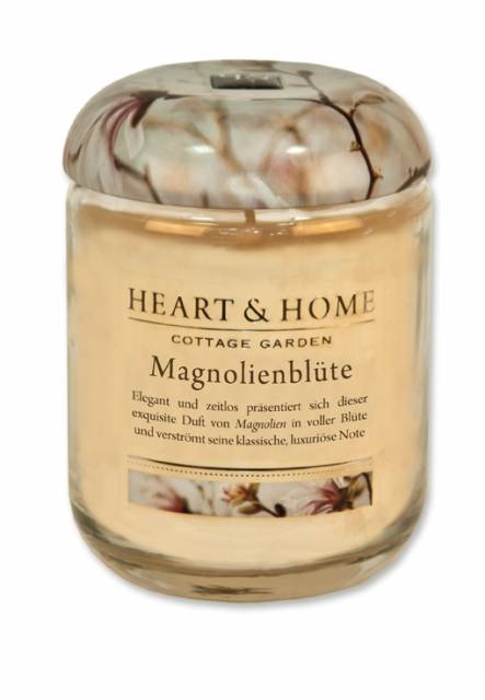Heart and Home Duftkerze Magnolienblüte