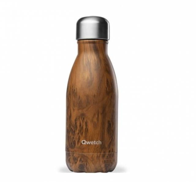 Qwetch Thermoflasche Wood 260ml