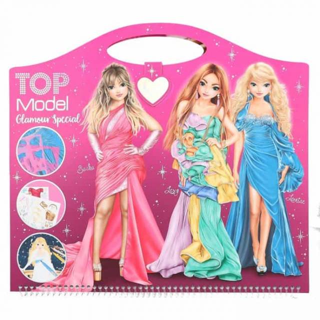 TopModel Malbuch Glamour Special