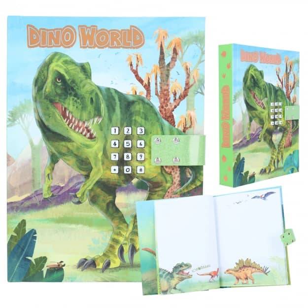 Dino World Tagebuch mit Geheimcode